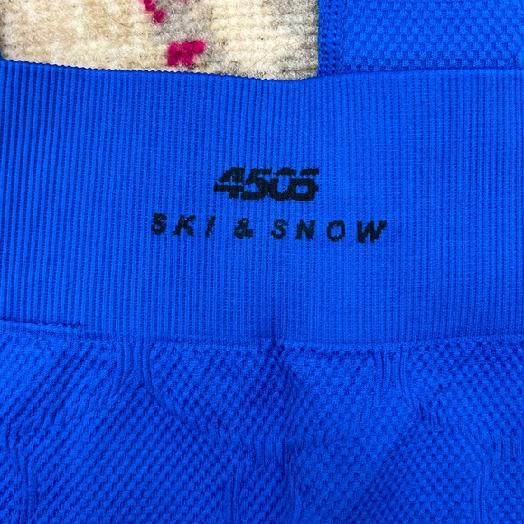 NWT ASOS Ski Thermal Base Layer Leggings, royal blue- size Medium - Picture 4 of 7